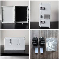 Boîtier de panneau électrique extérieur OEM, boîte de jonction électrique en plastique ABS, indice de protection IP55, résistant à l'eau, panneau de montage interne à charnières