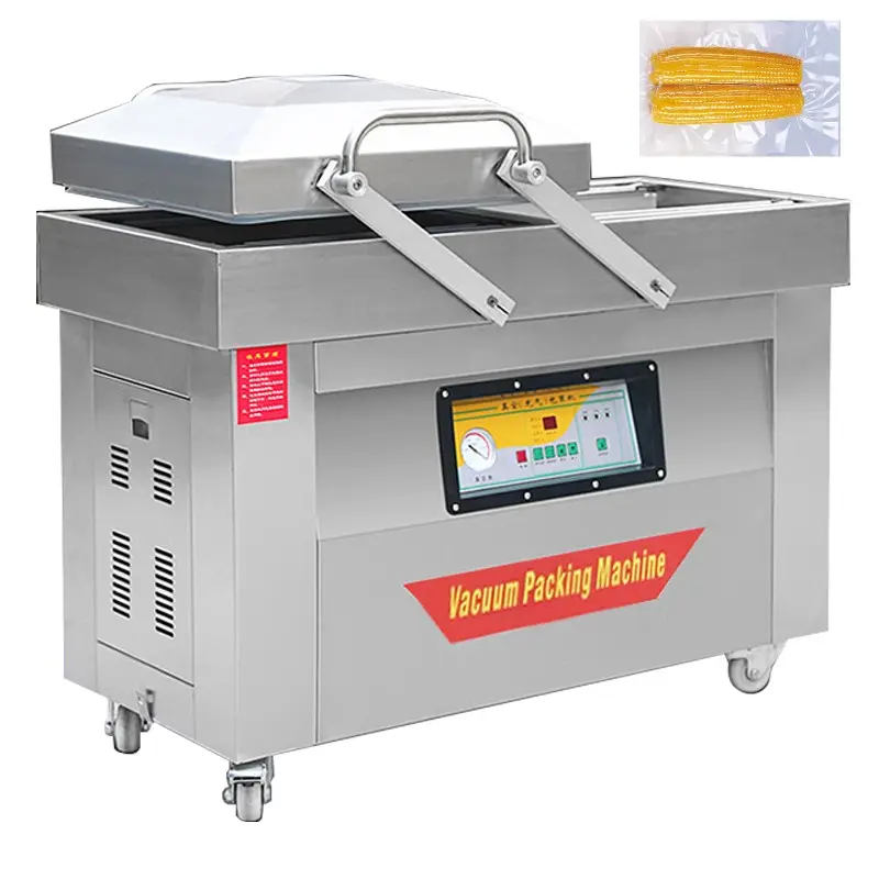 Double chamber vacuum commercial packaging machine food vacuum sealer food vacuum packaging machine