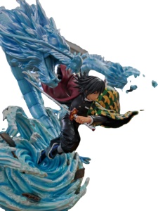 TNT colonna d'acqua fantasma estinzione lama farfalla fiamma colonna statua colonna d'acqua GK doppia testa Tomioka Yoshihiro fatto a mano - Product Image 3