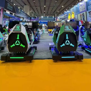 GT4 Ultra Dynamic Racing VR Simulator Equipo de PC de tres pantallas para interiores realista Conjunto completo para compras en el centro comercial - Product Image 4