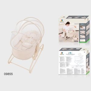 Cuna Eléctrica Multifuncional Moderna para Bebés, con Música, Vibración, Luz, Juguetes Colgantes, Cuna Calmante para Recién Nacidos, Verano - Product Image 4