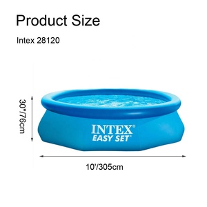Intex 28120 <span class=keywords><strong>10ft</strong></span> x 30in Aufblasbare Oberirdische pools schwimmen für outdoor indoor - Product Image 3