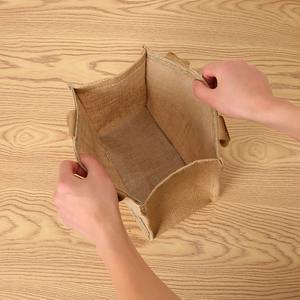 Dapat digunakan kembali dan ramah lingkungan ukuran khusus belanja pantai rami tas Tote untuk hadiah - Product Image 3