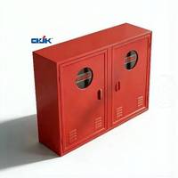 Armoire pour enrouleur de tuyau d'incendie Jinkai - Construction robuste en acier doux thermolaqué, flexible, portable, facile à utiliser, protection incendie pour