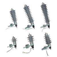 Parafoudre à oxyde métallique de niveau de distribution 12kV/15kV/18kV, limiteur/protecteur de surtension norme IEC
