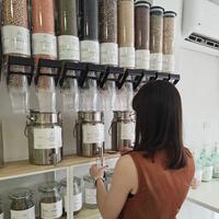 Distributeur de nourriture en vrac Ecobox sans BPA, distributeur de nourriture en vrac, distributeur de bonbons pour supermarché
