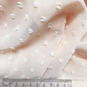 Abaya – tissu de corde tissé 100% polyester en mousseline de soie, tissu jacquard à pois pour robe et vêtement, nouvel arrivage - Product Image 4