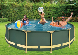 2025 Nouveau Design 15ft x 33in Deluxe Cadre <span class=keywords><strong>Piscine</strong></span> Ronde Hors Sol <span class=keywords><strong>Piscine</strong></span> Durable Cadre En Acier <span class=keywords><strong>Piscine</strong></span> - Product Image 6