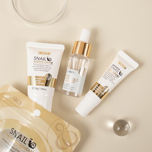 Anti-oxydation, uniformisation du teint, hydratation, réduction des ridules, soin du visage, 3 pièces, LAIKOU SNAIL, ensemble de soins revitalisants pour la peau - Product Image 6