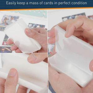 Fundas Protectoras Transparentes para Tarjetas Coleccionables, Reutilizables, de Plástico, para Almacenamiento Vertical de Escritorio, Preensambladas - Product Image 5