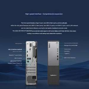 Nueva PC de Escritorio Comercial SFF de 8.2L, Intel Core Ultra 7, Windows 10, Mini PC para Negocios y Oficina, WiFi6, Almacenamiento Dual Expandible - Product Image 6