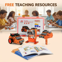 Kit de Robot Educativo STEM 3 en 1 de Aleación de Aluminio Profesional para la Codificación en el Aula Escolar con Libro de Texto Profesional Gratuito