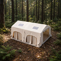 Tissu imperméable de PVC d'Oxford de tente de famille d'air de luxe gonflable portatif direct d'usine meilleur pour le camping extérieur