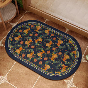 Mỹ sang trọng cao cấp phòng tắm Mat diatomaceous Trái Đất và PVC thấm nước không trượt nhanh chóng khô chân sử dụng nhà khu vực thảm - Product Image 4