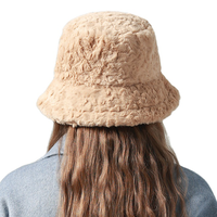Vente en gros de nouveaux chapeaux de pêcheur d'extérieur plats et chauds en fourrure, serviette éponge d'hiver en peluche réversible pour cyclisme décontracté