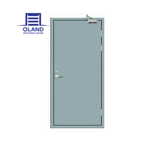 屋外出口スチールドア耐火性耐火性ホテル用耐腐食性コーティング付き緊急脱出ドア - Product Image 6