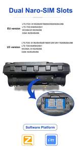 راديو محمول ANYSECU <span class=keywords><strong>9500</strong></span> 4G Wifi راديو محمول بتقنية Android7.1 <span class=keywords><strong>GPS</strong></span> IP54 DualNaro-SIMs يعمل مع Realptt Zello - Product Image 2