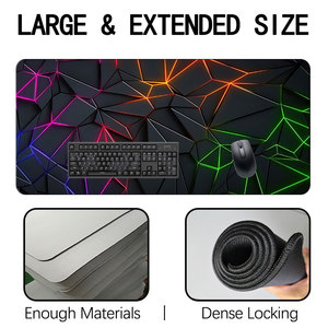 Gamer máy tính và bàn phím chuột Pad XXL biểu tượng tùy chỉnh bàn Thảm văn phòng <span class=keywords><strong>PC</strong></span> Máy tính để bàn phụ kiện - Product Image 5