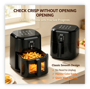 Friteuse à air <span class=keywords><strong>de</strong></span> 4,5 L : Choisissez le modèle visible ou non visible – Sélection flexible pour votre marché - Product Image 1