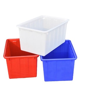 Contenedor de Almacenamiento de Plástico Rectangular, Tanque de Agua de Grado Alimenticio, Ecológico, Blanco, Azul, Rojo, Origen Chongqing, Tipo Vertical - Product Image 1