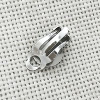 1000 supports de boucles d'oreilles plaqués à clipser, base plate ronde, plateau vierge, convertisseur sans perçage, accessoires de bijoux