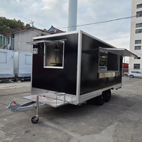 Cuisine mobile entièrement équipée, camion de restauration BBQ, restaurant, pizzeria, bar à limonade, grand conteneur de transport, remorque alimentaire à vendre