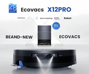 covacs X12 OMNICYCLONE Robot Vacuum & <b>Mop</b> Automatic Floor <b>Cleaning</b> Robot For Home - Product Image 2