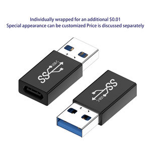 Venta al por mayor OEM portátil tipo C hembra a USB a macho adaptador Usb 3,1 convertidor 5Gbps conector de transferencia de datos para película de música HD - Product Image 6