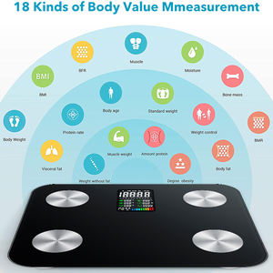 OEM ODM ब्लू टूथ वाईफ़ाई 180kg घरेलू डिजिटल इलेक्ट्रॉनिक वजन स्मार्ट शरीर में वसा पैमाने - Product Image 2