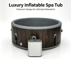 Vasca <span class=keywords><strong>Idromassaggio</strong></span> Gonfiabile da Esterno per 2-6 Persone, Alta Qualità, <span class=keywords><strong>Jacuzzi</strong></span> Portatile per Giardino - Product Image 1