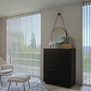 Persiana vertical para ventana <span class=keywords><strong>con</strong></span> listones Cortina de persianas transparentes verticales motorizadas - Product Image 4