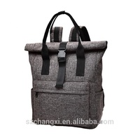 Sac à dos pour ordinateur portable imperméable de haute qualité personnalisé avec USB et polyester pour les sports de plein air unisexes