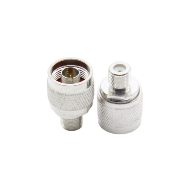 n Male to f Female Adapter Rf Coaxial Adapter Connector 50 Ohm 75 Ohm Brass Straight Antenna Converter