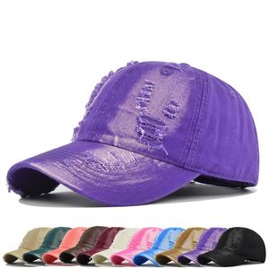 หมวกเบสบอลแบบวินเทจ ทรงดั๊กบิล สีพื้น ผ้าฝ้ายระบายอากาศ ขอบโค้ง สำหรับผู้ชายและผู้หญิง - Product Image 1
