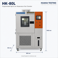 Chambre d'essai climatique programmable de 150 L pour tests de température et d'humidité constante, équipement de test de stabilité climatique