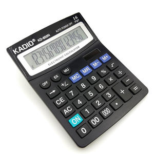 Calculadora Solar KD-850N de 16 Dígitos, Negra, ABS, para Uso Financiero y de Oficina - Product Image 2