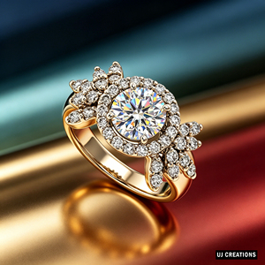S925 Personalizado | 9K | 14K | Anillo de Boda Romántico de Oro Sólido de 18K con Diamante Cultivado en Laboratorio de 1ct, Certificado IGI, Calidad VVS-VS, Corte Brillante, para Fiesta - Product Image 5