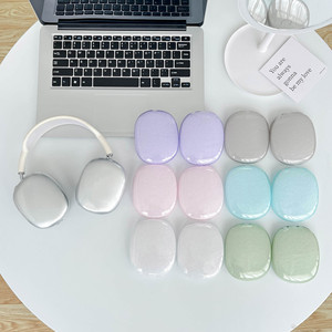 Funda protectora transparente suave antiarañazos para <span class=keywords><strong>AirPods</strong></span> <span class=keywords><strong>Max</strong></span> 1st TPU, funda blanda para <span class=keywords><strong>AirPods</strong></span> <span class=keywords><strong>Max</strong></span>, funda para auriculares - Product Image 1