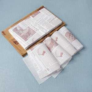 Sandwich <b>Paper</b> Food Wrapping Unbleached Baking Wood Pulp Custom <b>Greaseproof</b> <b>Paper</b> for Cooking - Product Image 3