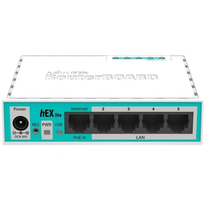 RB750r2 hEX Lite Pequeño Admite <span class=keywords><strong>5</strong></span> Puertos Ethernet de 10/100 Mbps Mini enrutador de red - Product Image 4