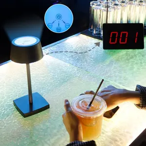 Индивидуальные перезаряжаемые настольные лампы с сенсорным управлением и регулировкой яркости для ресторанов, баров, кафе, Ktv