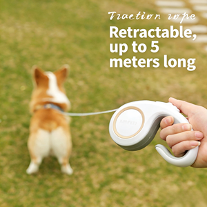 Correa Retráctil Ergonómica en Forma de C para Perros <span class=keywords><strong>2026</strong></span>, Duradera, Ajustable de 3M/5M, Cuerda para Mascotas para Exteriores, de ABS y Poliéster con Cintas - Product Image 2