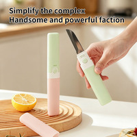 Roestvrijstalen groenteschiller, multifunctioneel fruit- en aardappelschilmes met ergonomische handgreep voor de keuken