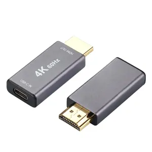 Wholesale usb audio male adapter-ULT-unite New Product Ideas 4K 8K USB Type C Female to HDMI Male Adapter Converter