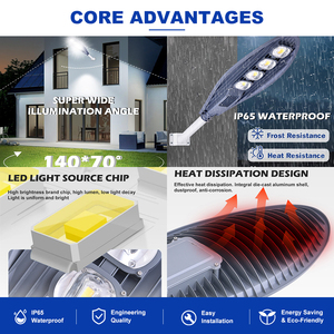 Lámpara de Poste para Exteriores de <span class=keywords><strong>Moda</strong></span>, Iluminación Estable de 30w 50w 100w 150w 200w, Alimentación CA, Impermeable IP65, <span class=keywords><strong>Farola</strong></span> LED - Product Image 3