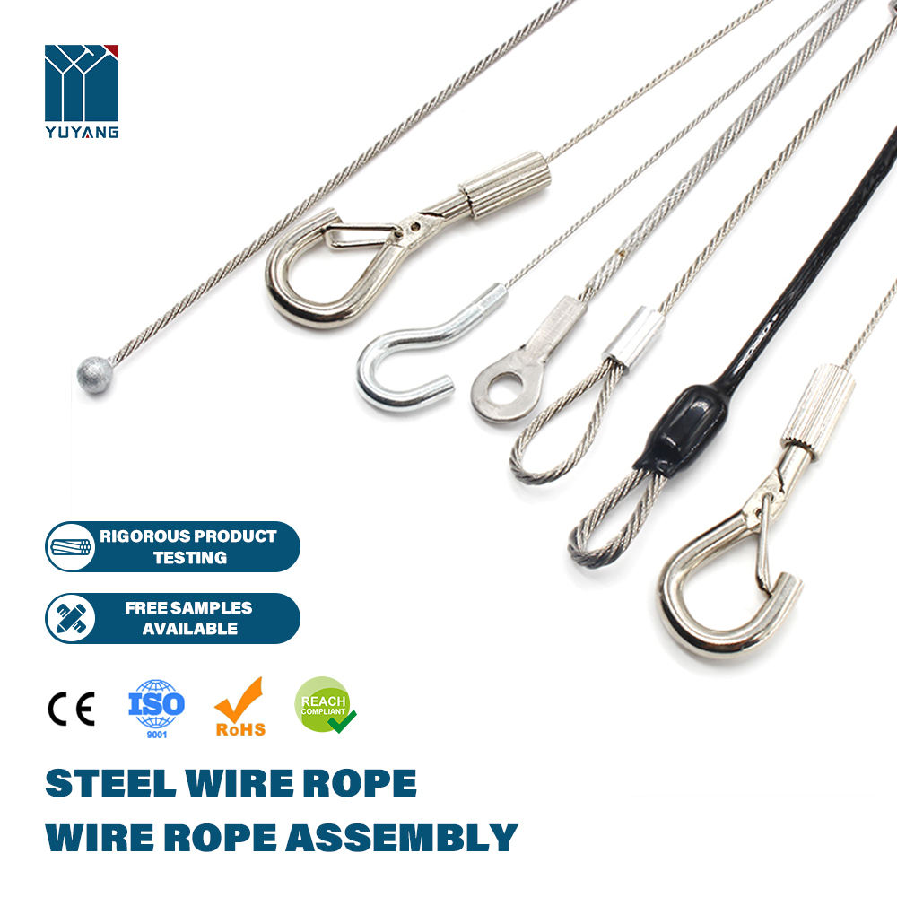 Stainless Steel Wire Rope with Eyelets - Durable & Safe