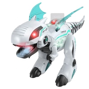 Điều khiển từ xa khủng long đồ chơi với đèn LED và hơi nước chức năng cho trẻ em tương tác RC Khủng Long - Product Image 4