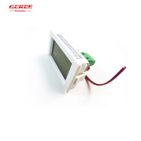 YB4835DVA LCD voltase AC, pengukur arus dan tegangan AC, AC60 ~ 500V kepala Ammeter Digital 100A AC Ammeter dan voltmeter untuk penutup putih