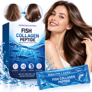 Collagène marin en poudre, fourni par l'usine, pour la santé de la peau, des cheveux, des ongles et des articulations, complément alimentaire. - Product Image 1