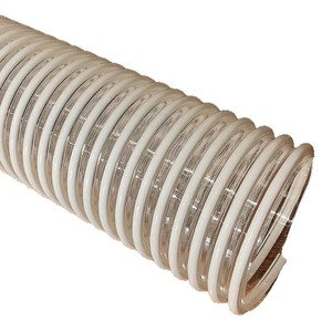 Pu Reinforced Flexible Hose Wear Resistant Food Grade For Powder Granule Conveying - Product Image 2